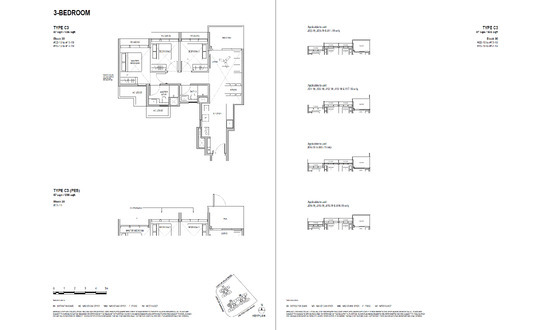 Lentoria Floor Plan 3 Bedroom C3