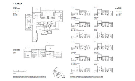 Lentoria Floor Plan 4 Bedroom D1