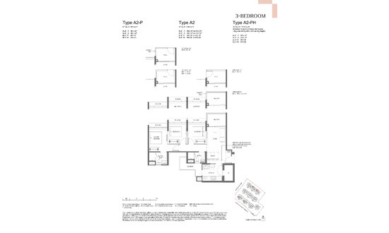 Lumina Grand Floor Plan 3 Bedroom A2