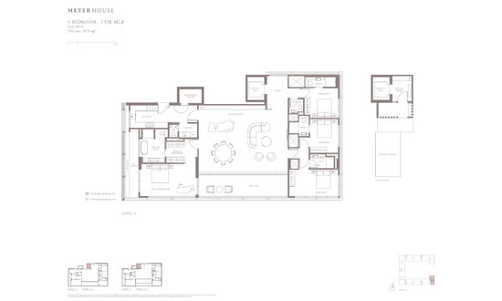 MeyerHouse Floor Plan 4 Bedroom 4C3