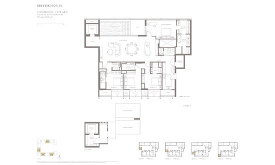 MeyerHouse Floor Plan 4 Bedroom 4A1