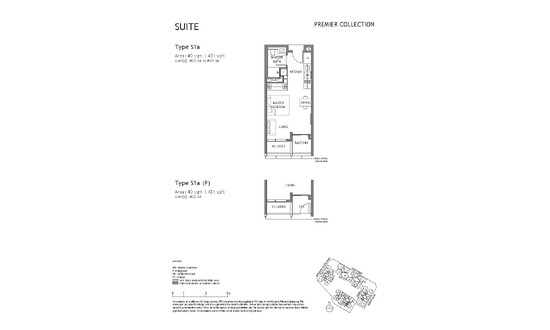 罗奥湾 (The Robertson Opus) Floor Plan Studio S1a