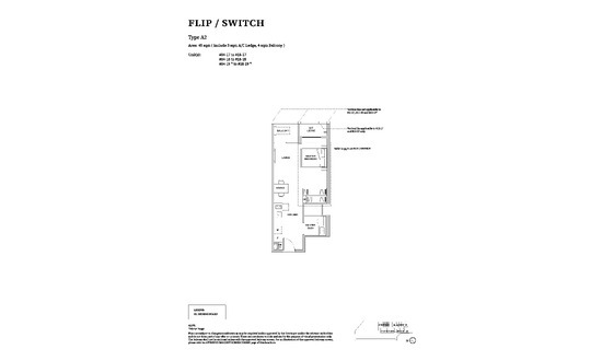 TMW Maxwell Floor Plan Flip / Switch A2