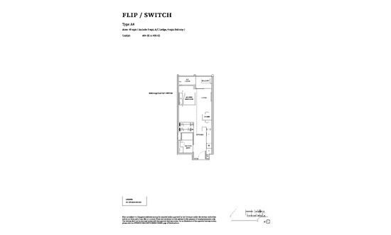 TMW Maxwell Floor Plan Flip / Switch A4