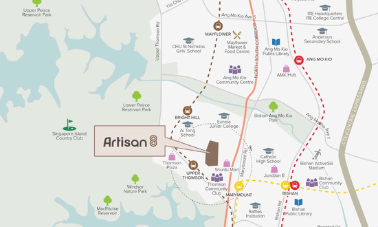 福茗轩 (Artisan 8) Location Map