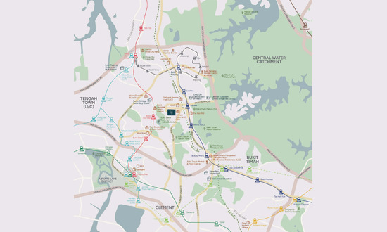 顶林佳苑 (Hillhaven) Location Map