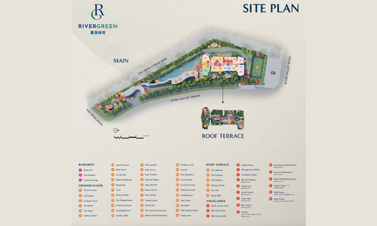 嘉溪绿苑 (River Green) Siteplan